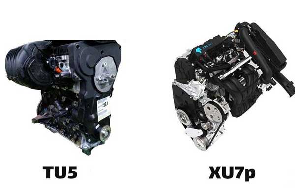 مقایسه موتور EF7 و TU5